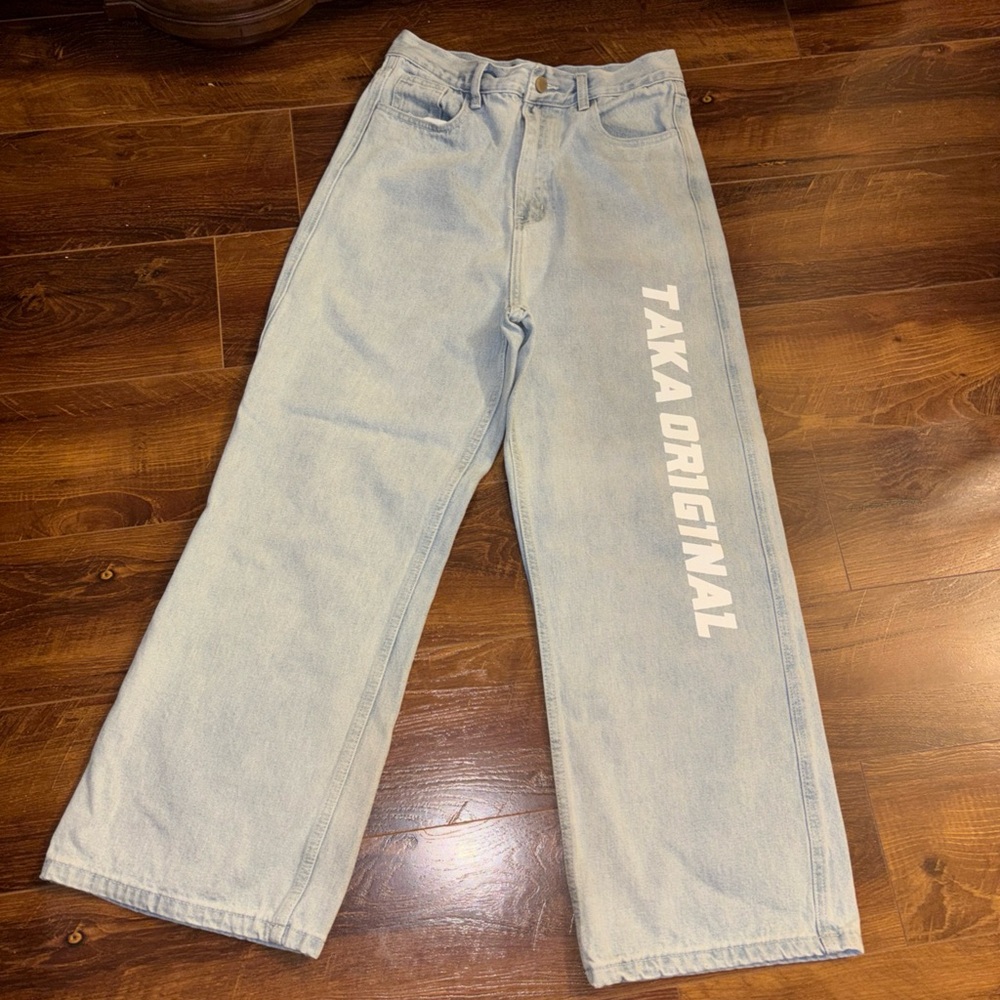 TAKA Original Light Blue Wide-Leg Women's Jeans